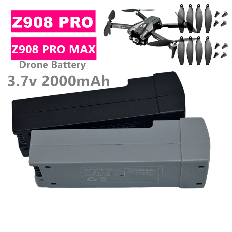 Drone Battery Lipo - Z908 PRO Drone Battery 3.7v 2000mah