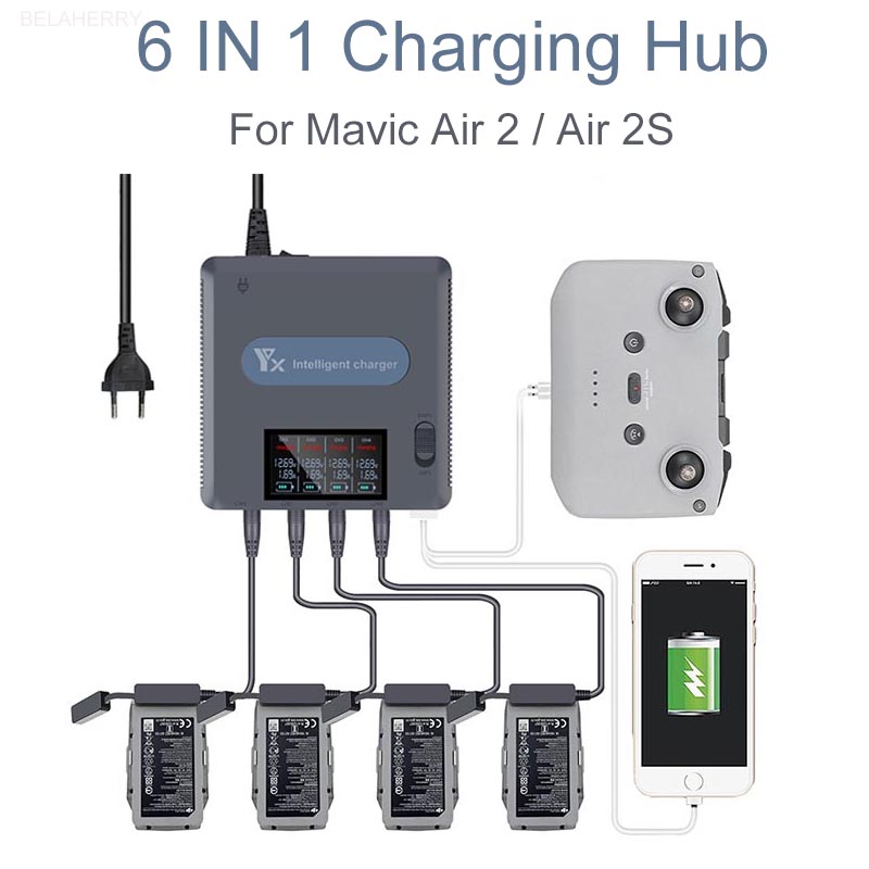 6 in 1 Digital display Battery - Drone Battery Smart recension och pris