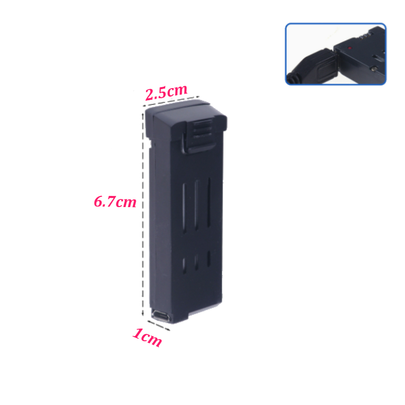 New 3.7V 1800mAh Rechargeable  - Eachine Drone E58 recension och pris