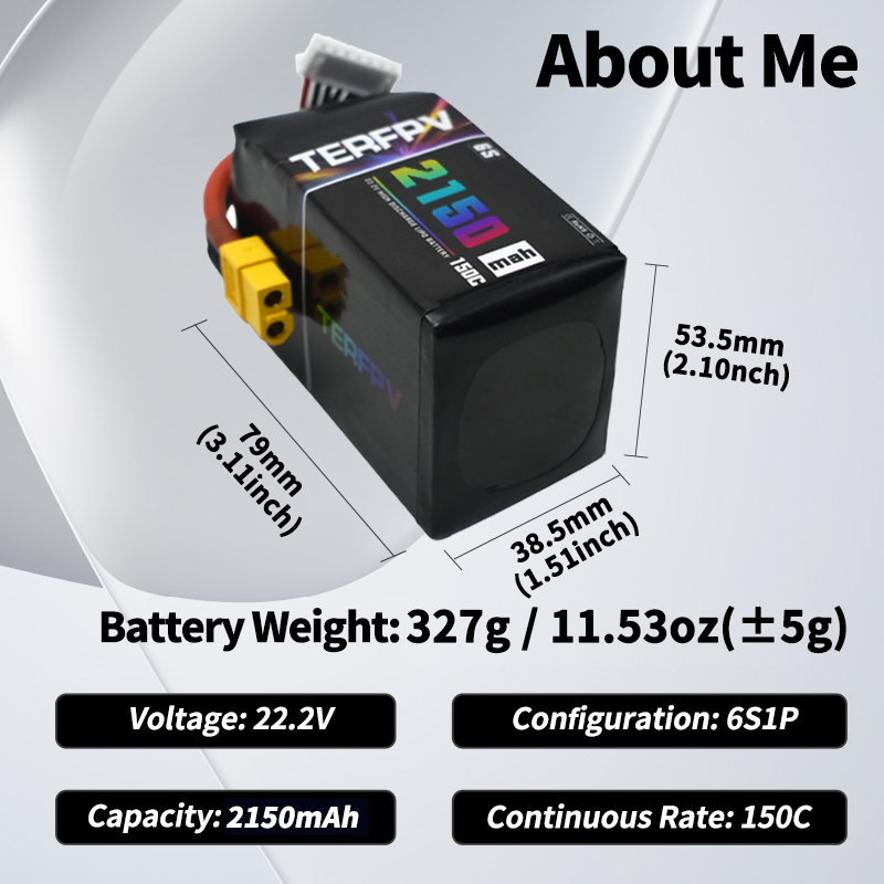 TERFPV Lipo Battery 6S 22.2V 1 - Drone Battery Lipo recension och pris