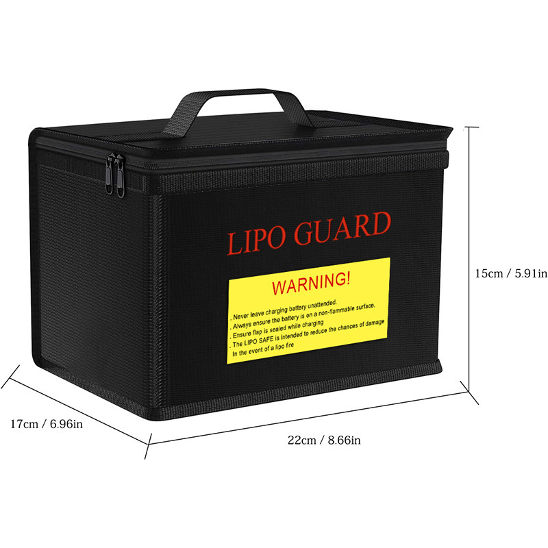 Lipo Guard Safety Bag Fireproo - Drone Battery Bag recension och pris