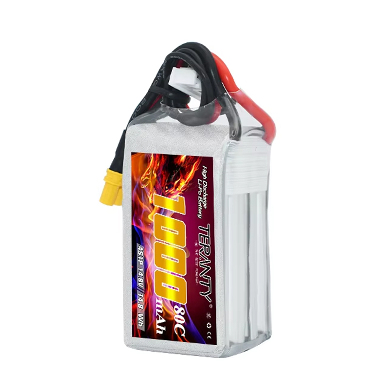 TERANTY 4S 1000mAh 14.8V 80C/1 - Drone Battery Connector recension och pris