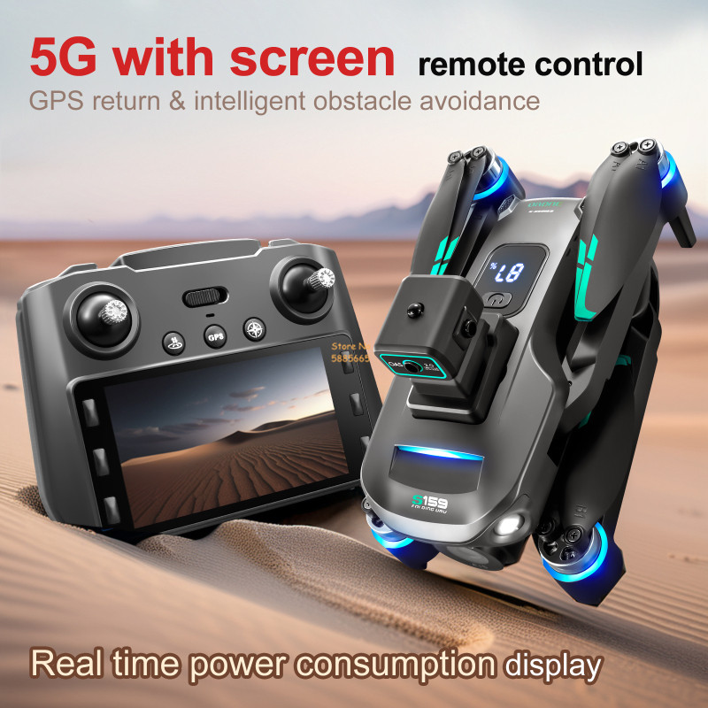 8K Dual Camera 5G WIFI FPV Rem - Drone Battery Case recension och pris
