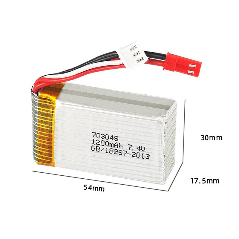 Lipo Battery 2S 7.4V 1200mAh 7 - Drone Battery Connector recension och pris