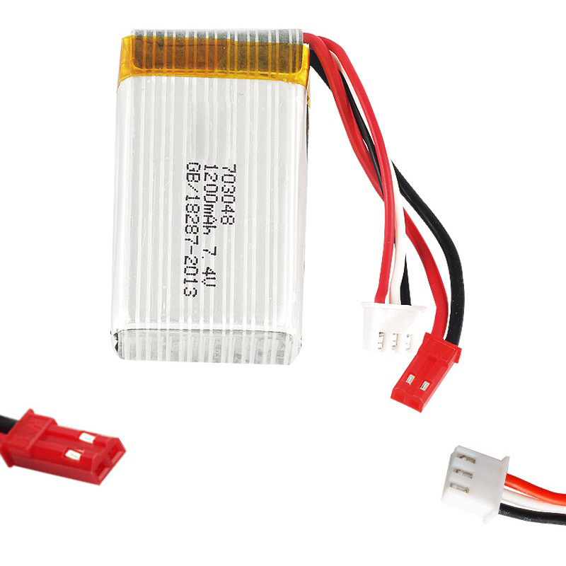 Lipo Battery 2S 7.4V 1200mAh 7 - Drone Battery Connector recension och pris