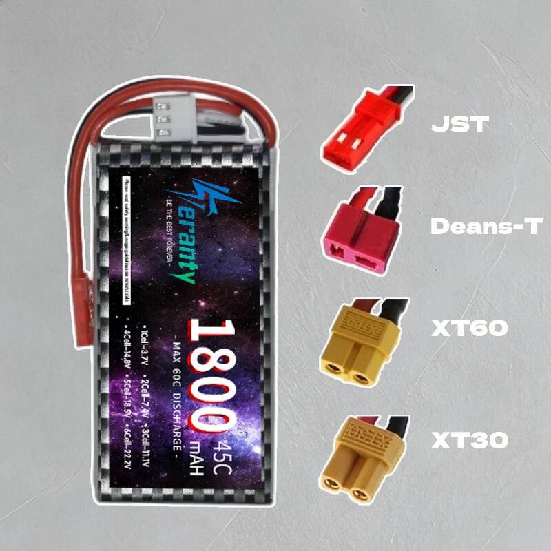 TERANTY 2S 3S 4S 1800mAh Lipo  - Drone Battery 4S recension och pris