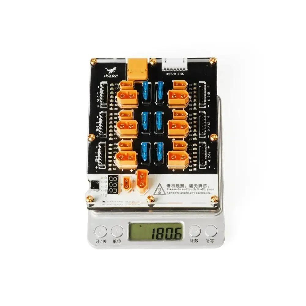 HGLRC Thor Pro 6 Port LiPo Bal - Drone Battery Parallel Board recension och pris