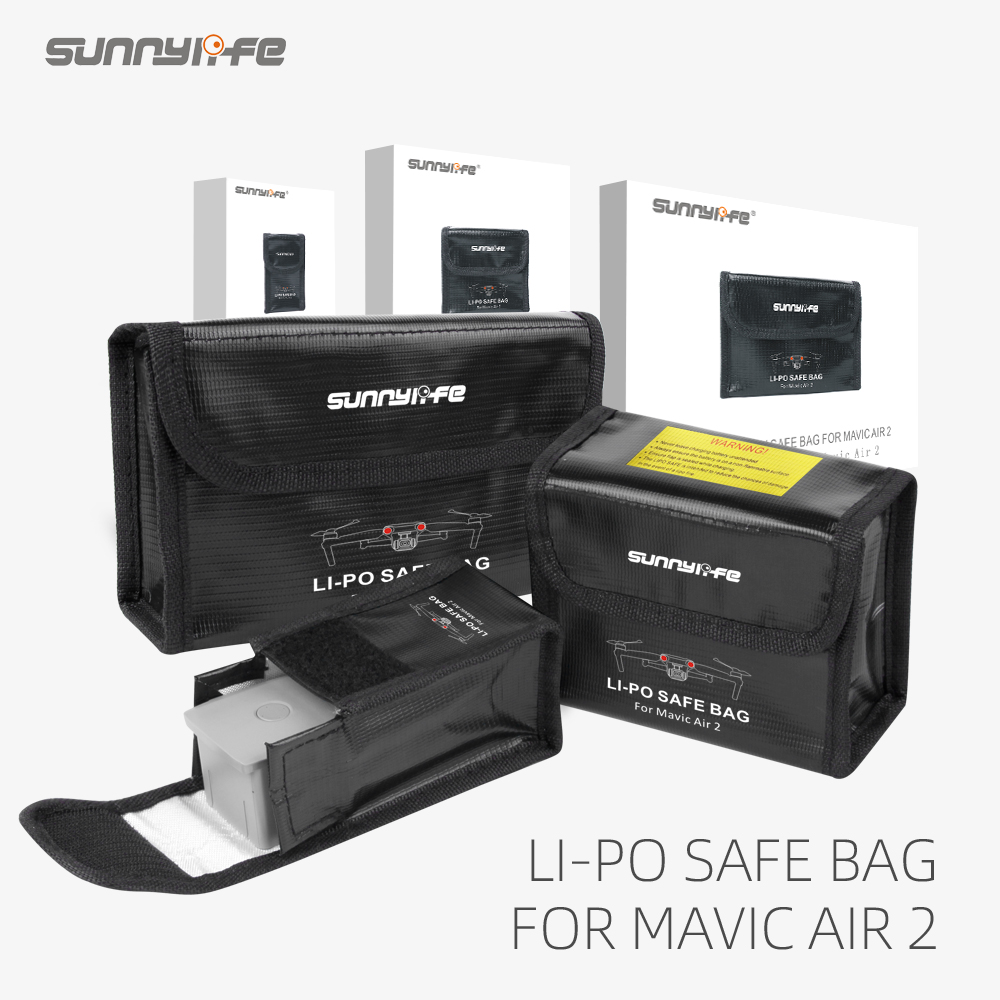 For DJI AIR 2S LiPo Safe Bag E - Drone Battery Bag recension och pris