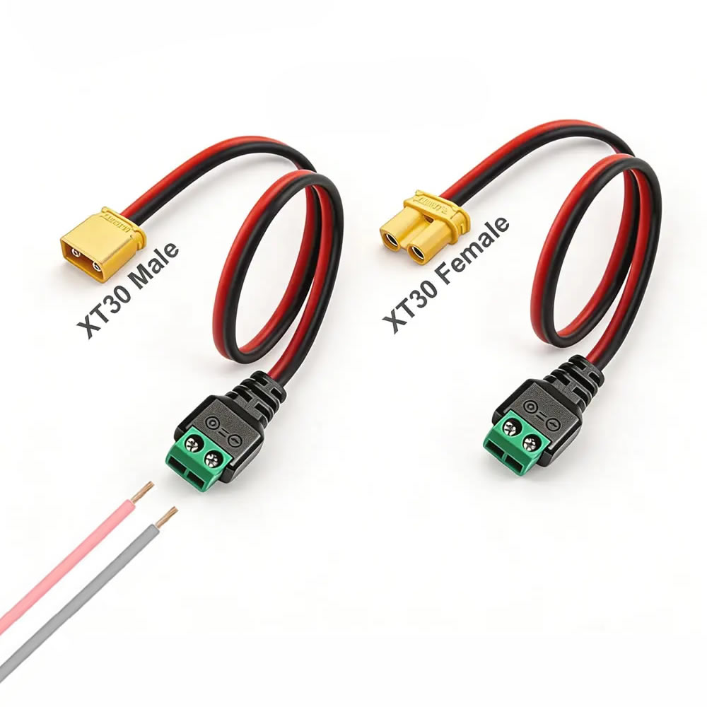 XT30 Male Female Connector Plu - Drone Battery Connector recension och pris