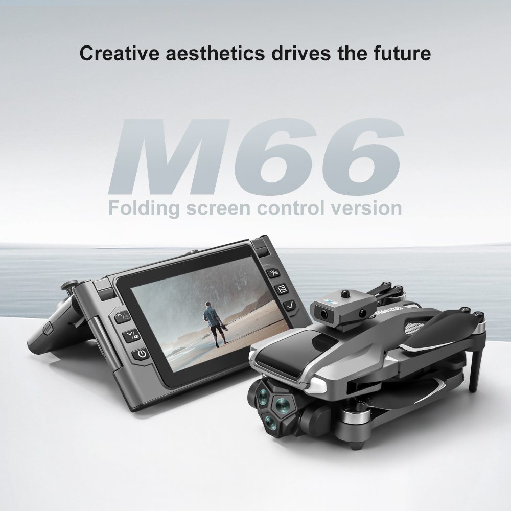 Foldable M66 RC Drone with 4.5 - Drone Battery Case recension och pris