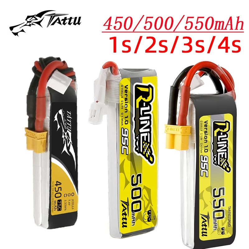 3Pcs NEW TATTU 450/500/550mAh  - Drone Battery 4S recension och pris