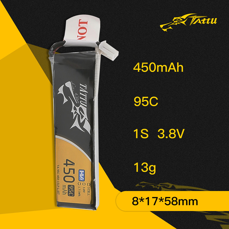 3Pcs NEW TATTU 450/500/550mAh  - Drone Battery 4S recension och pris