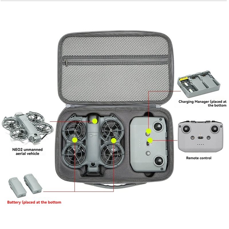 Protective Case For DJI Neo 2  - Drone Battery Bag recension och pris