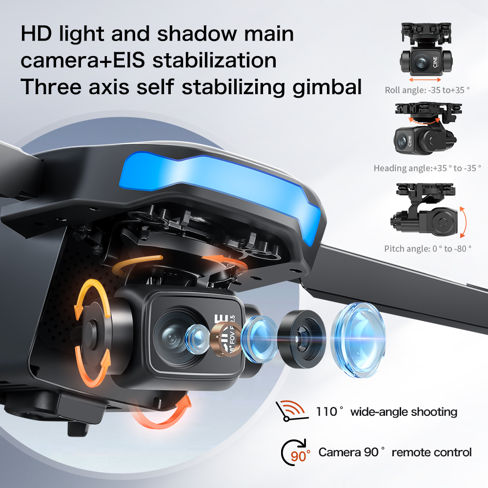 New S-X1 MAX Drone GPS 8K Prof - Drone Battery Case recension och pris