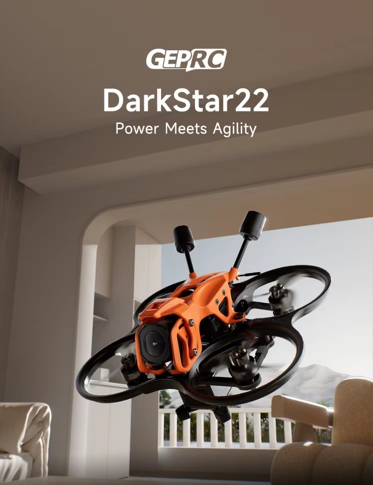 New GEPRC DarkStar22 O4 Pro HD - Drone Battery 4S recension och pris