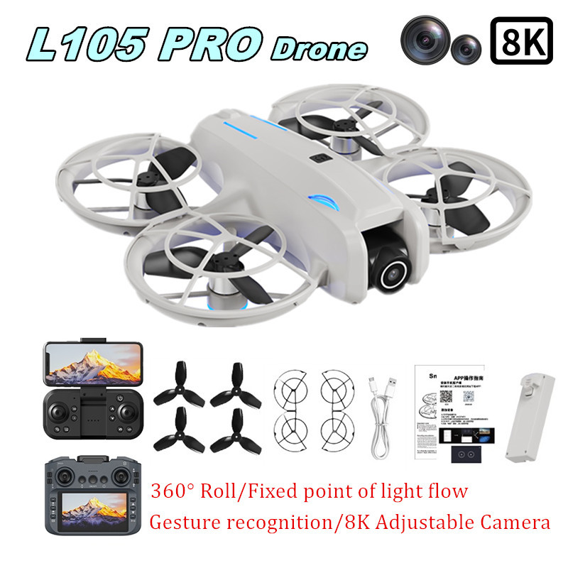L105 PRO Drone Duel 8k Lens Fu - Drone Battery Case recension och pris